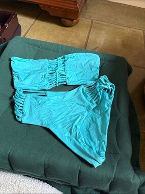 Stone fox swim bikini small blue